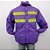 DUPLICADO - Jaqueta Motoboy Impermeável Refletiva Cor Roxa Tam G Tipo Ifood - Imagem 2