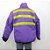DUPLICADO - Jaqueta Motoboy Impermeável Refletiva Cor Roxa Tam G Tipo Ifood - Imagem 4