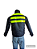 DUPLICADO - Jaqueta Motoboy Impermeável Refletiva Preta Tam M Tipo Ifood - Imagem 4