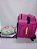 Mochila de Pizza Térmica 44L Rosa Para Entregas   Rosa Pink  Acompanha Caixa de Isopor - Imagem 4