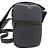 Bolsa Pochete Lateral Preta Lisa - Imagem 1