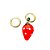 Argola berloque strawberry - Imagem 1