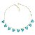 colar borboleta turquoise - Imagem 1
