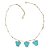 colar borboleta turquoise bambina - Imagem 1