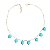 colar turquoise hearts bambina - Imagem 1