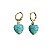 argolinha turquoise heart - Imagem 2