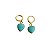 argolinha turquoise heart bambina - Imagem 2