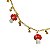 colar cogumelo red e estrelinhas bambina - Imagem 2
