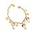 pulseira cogumelo rosa e estrelas - Imagem 1