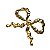 brinco gold bow Tamara - Imagem 2