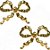 brinco gold bow Tamara - Imagem 1