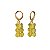 argolinha gummy bear amarelo - Imagem 1