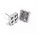 brinco bricks silver - Imagem 1