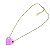 colar brick cuore rosa - Imagem 2