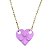 colar brick cuore rosa - Imagem 1