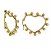argola heart of gold - Imagem 1