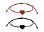 Dupla pulseirinha heart red/black - Imagem 1