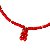 colar rubber bear vermelho - Imagem 2