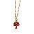 colar mini cogumelo red - Imagem 1