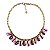 colar gold buzios rosa chiclete - Imagem 1