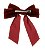 laço velvet doll dark red - Imagem 2