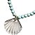colar shell turquoise - Imagem 1