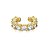 piercing zircônias Dea gold - Imagem 1