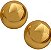 maxi brinco bola gold - Imagem 1
