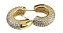 argola diamond gold - Imagem 2