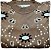 tricot love bandana bege - Imagem 1