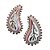 brinco love paisley rosa - Imagem 1