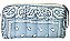 necessaire love bandana azul bebê - Imagem 1