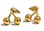 brinco gold cherry - Imagem 2