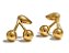 brinco gold cherry - Imagem 1