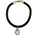 colar gota cristal cordão black - Imagem 1