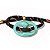 pulseira bean P turquesa/marrom - Imagem 1