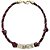 colar LOVE cravejado vinho/gold - Imagem 2