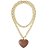 colar caramel heart longo - Imagem 1