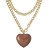 colar caramel heart longo - Imagem 2