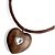 maxicolar velvet wood heart - Imagem 1