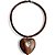 maxicolar velvet wood heart - Imagem 2