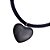 colar velvet/wood heart - Imagem 5
