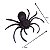 Aranha Grande Realista Borracha Pegadinha Decoração Susto - Imagem 3
