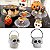 Kit Abóbora Caveira Caldeirão Decoração Halloween Dia Bruxas - Imagem 8