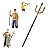 Tridente Garfo Fantasia Poseidon Aquaman Carnaval Halloween - Imagem 2