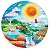 Quebra Cabeça Redondo Ciclo Da Agua Educativo 40pc + Brinde - Imagem 5