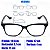 Oculos Armação Feminino Troca Frente Colorida Gatinha 940 - Imagem 2