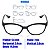 Oculos Armação Smart Frentes Coloridas Feminino Gatinha 937 - Imagem 2