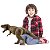 Dinossauro T-Rex Boneco Gigante Jurassic World Articulado ref.0750 - Imagem 2