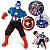 Capitão America Boneco Gigante Vingador Com Som 50cm Marvel ref.0582 - Imagem 1